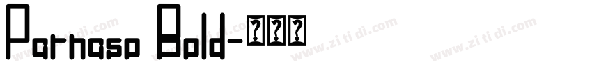 Parnaso Bold字体转换